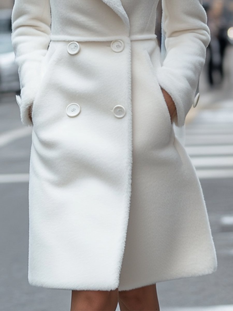 Elegant Winter Double-Breasted Coat